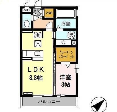 フロール花水木 間取り