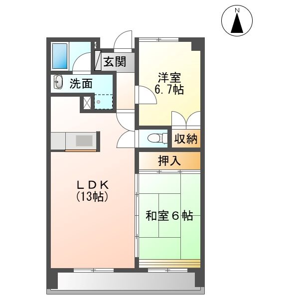 ベルテ相川 間取り