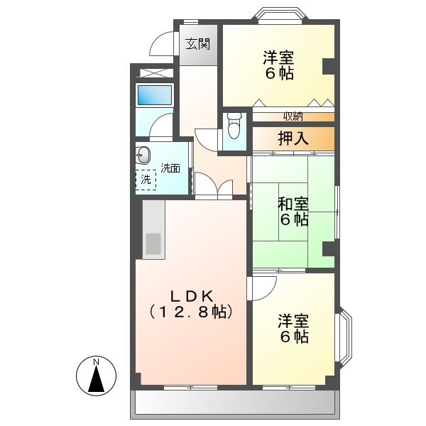 セントポーリアイースト 間取り