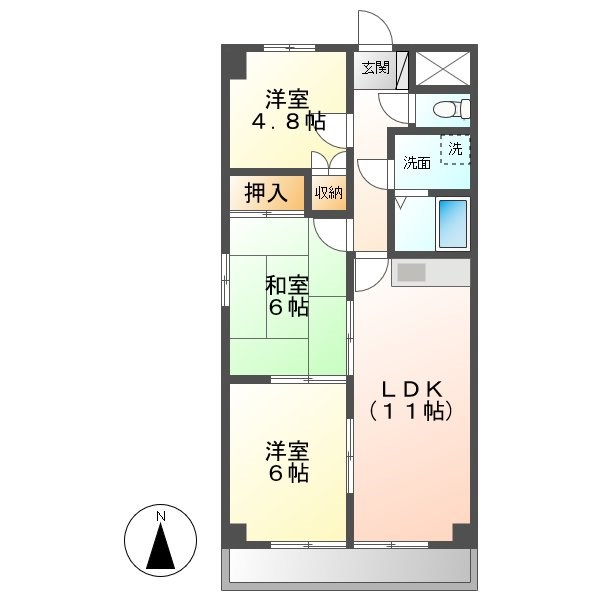 ハーム日進 間取り