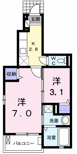 愛知県長久手市横道 間取り