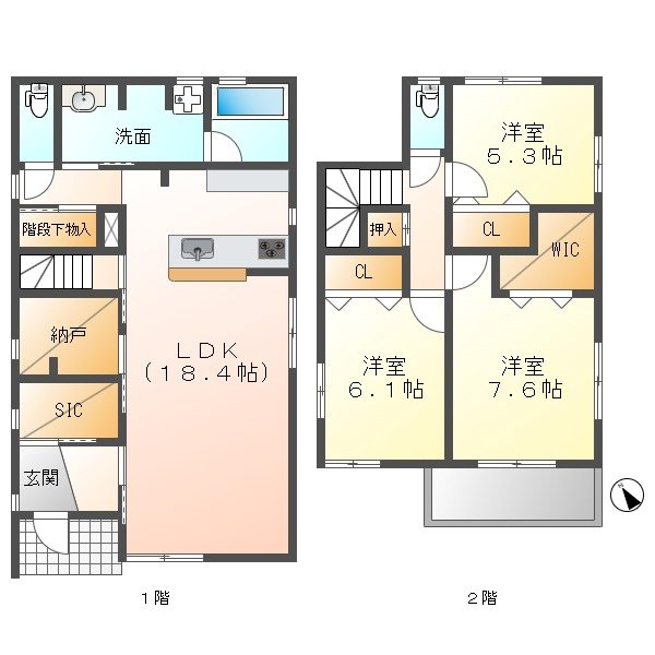 新前田戸建 間取り