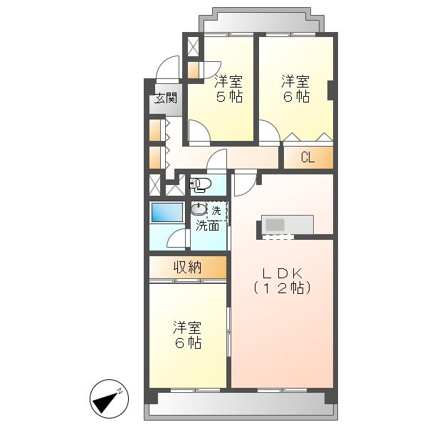ガーデンコート元八事 間取り