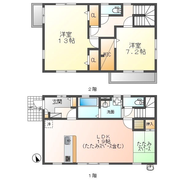 浄水町1丁目戸建 間取り