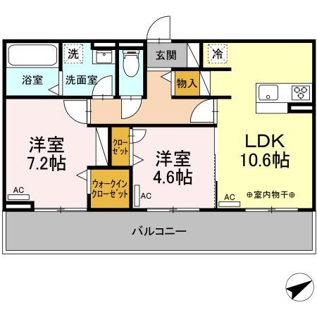 GRAND D-ROOM浄水 N棟 間取り