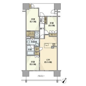 グランドタワー赤池 間取り