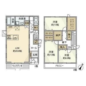 和合字南蚊谷戸建 間取り
