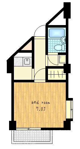 サンメイツカモシタ 間取り図