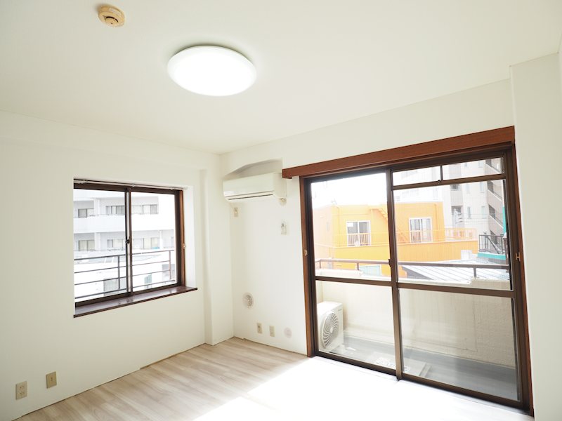 サンメイツカモシタ ベッドルーム