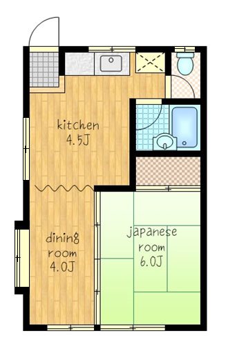 コナウインド 203号室 間取り