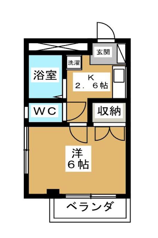 青木マンション弐番館 間取り図