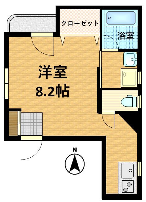 アベニュー調布 間取り図