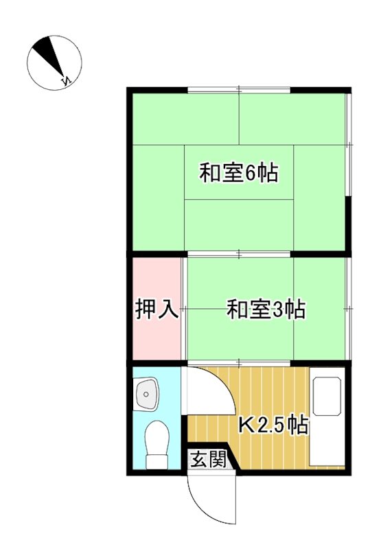 陽光荘 間取り
