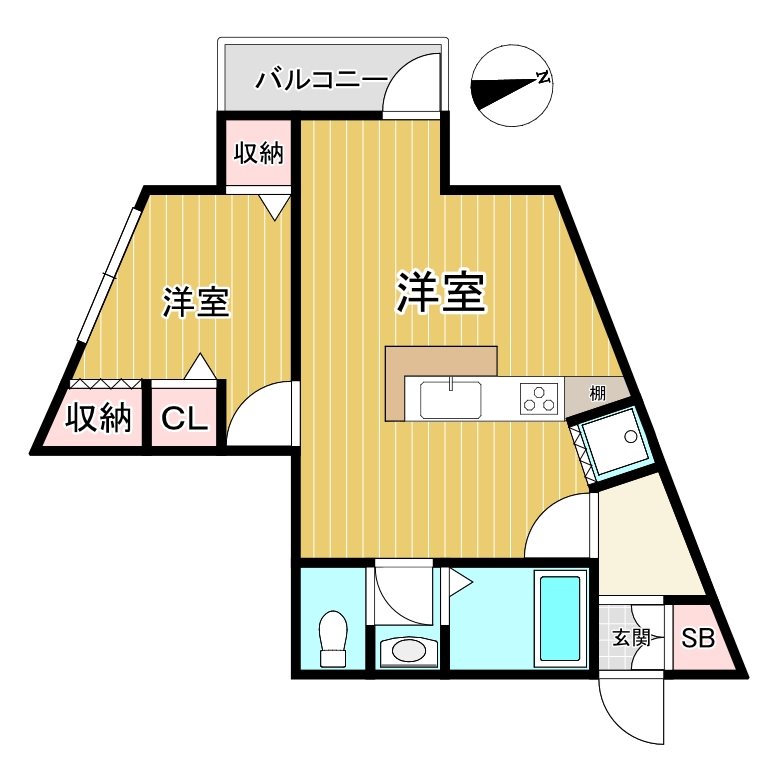 ペガサスステーションプラザ小岩 間取り