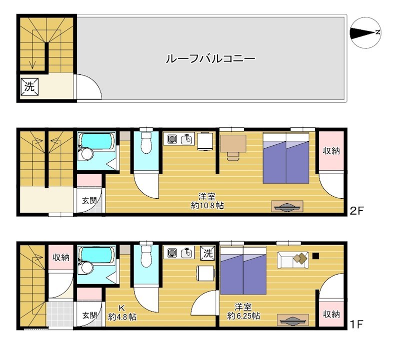南小岩8丁目住宅一棟 間取り