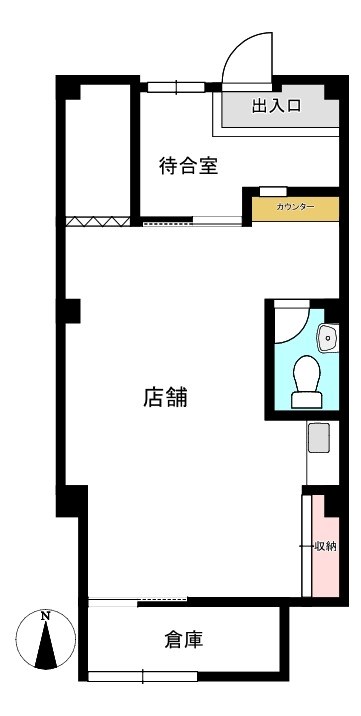 北区堀船マンション 間取り