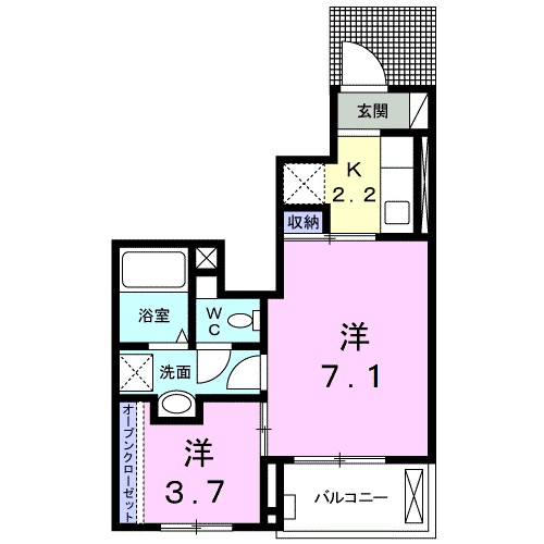 神奈川県川崎市麻生区王禅寺西５丁目 間取り