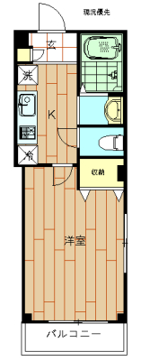 神奈川県川崎市中原区苅宿 間取り