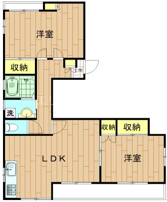 神奈川県川崎市中原区上小田中６丁目 間取り