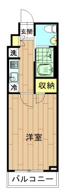 神奈川県川崎市中原区井田三舞町 間取り