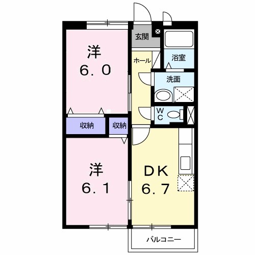 エクセル　綾 間取り