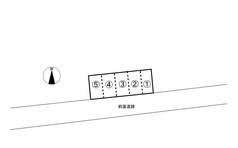 いわき市平南白土２丁目 月極駐車場 間取り