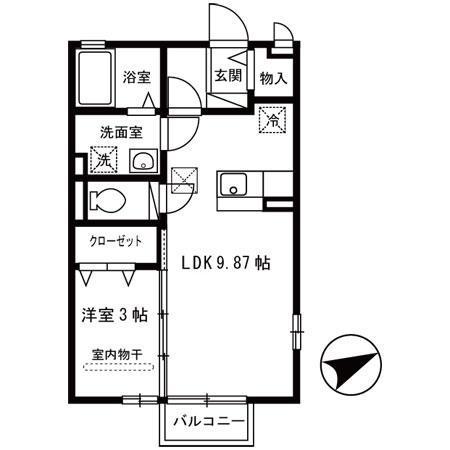 ロイヤルヒルズ　Ａ 間取り