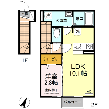 カーサアルマーレ 間取り