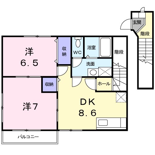 ブルックハイツⅢ 間取り