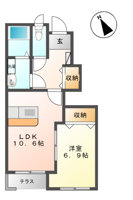 セントラルフィールド安良町 間取り