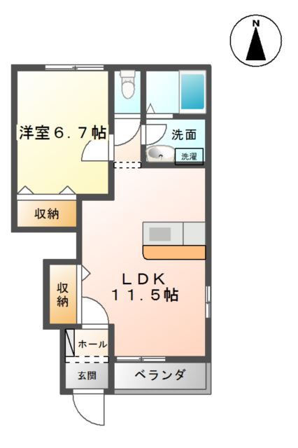 ヴィレッジ大倉 間取り