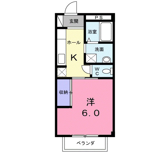 コーポみなみ１ 間取り
