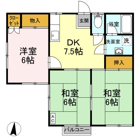アミティハイツ 間取り