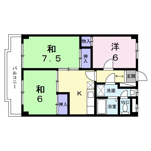 メゾンクレスト 間取り