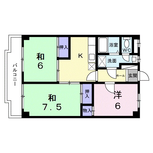 メゾンクレスト 間取り