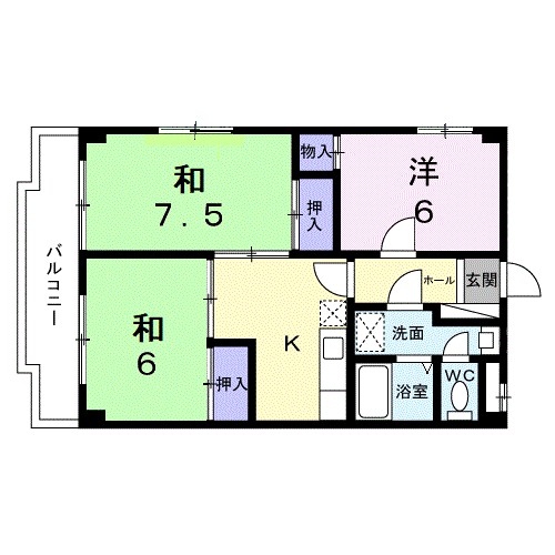 メゾンクレスト 間取り