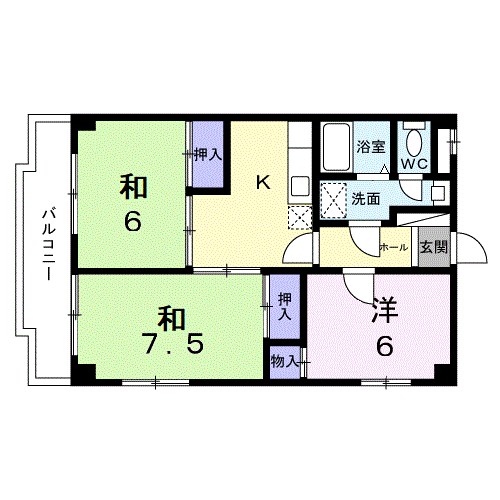 メゾンクレスト 間取り