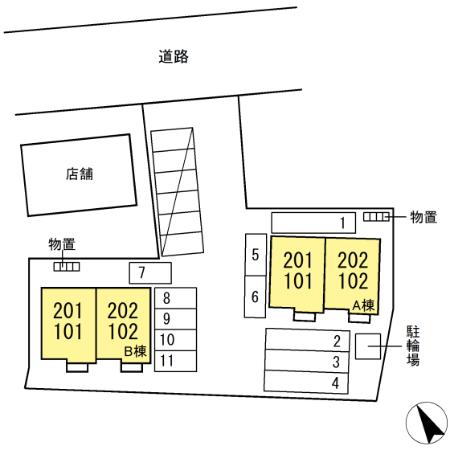 グローリア　Ａ棟 間取り