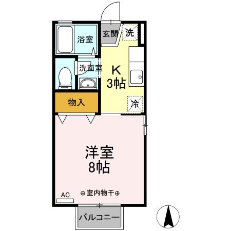 ジュネスＲ　Ⅱ 間取り