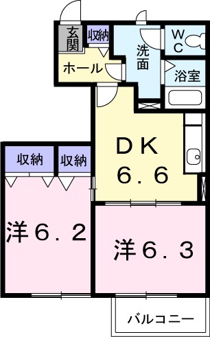 ブルックハイツⅤ 間取り