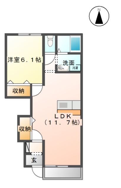 ＨＥＲＯ北白土 間取り