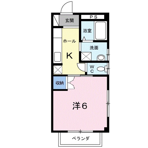 コーポみなみ１ 間取り
