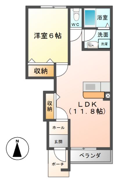 サンディアコート出口 間取り