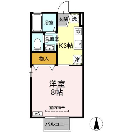 ジュネスＲ　Ⅰ 間取り