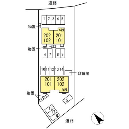レスポワ－ル岡小名　Ｂ 間取り