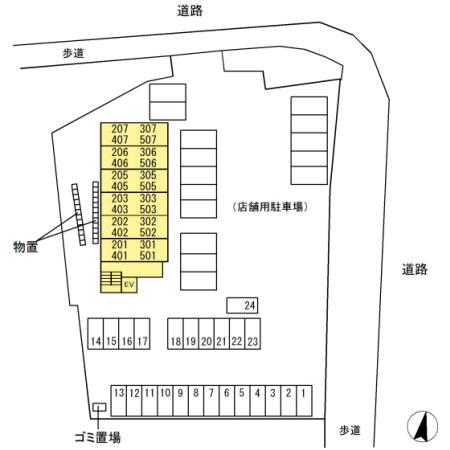 Ocean Terrace 間取り