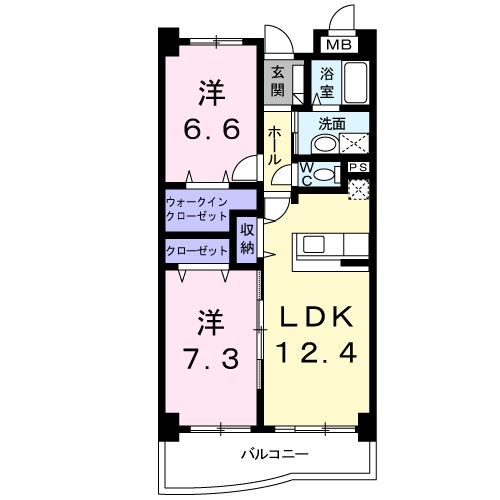 クレメント・ミヤマエ 間取り