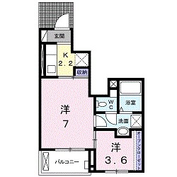 ベアーレ　Ⅰ 間取り