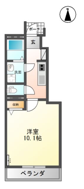 スターテラス大原 間取り