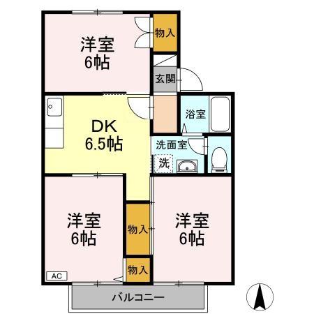サンハイム　Ｂ 間取り